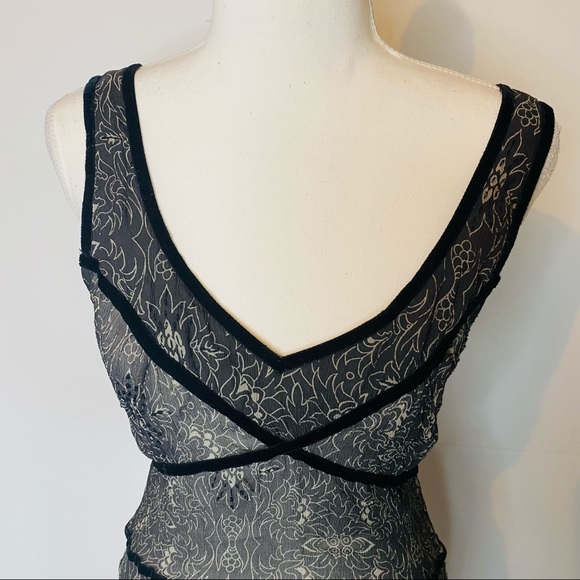 Alannah Hill Size 12 Sheer Midi Dress 100% SILK - Picture 2 of 13